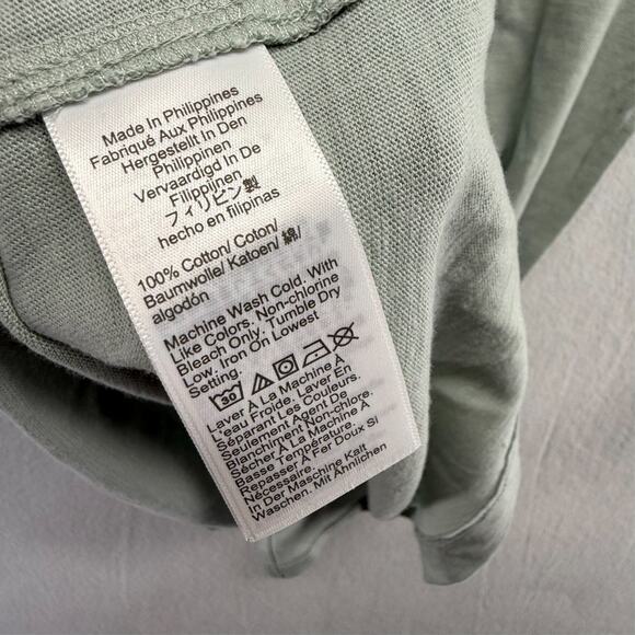 J Crew Polo Shirt men's Small Blue Slub Cotton Jersey Pocket Preppy Solid NEW - Picture 8 of 9